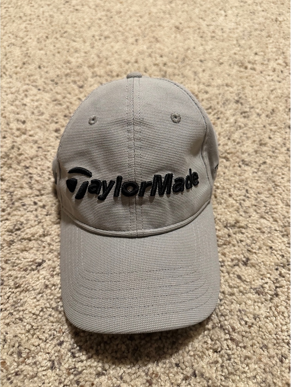 TaylorMade Tour Preferred SLDR Golf Cap Hat Adjustable Gray Black